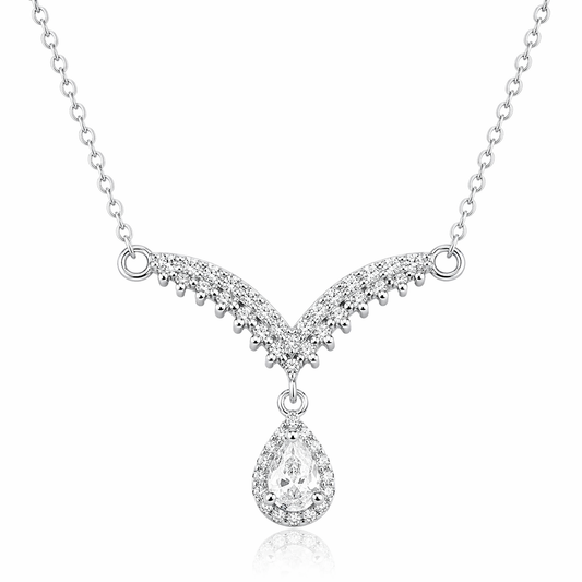 Gargantilha Gota Elegance Prata 925