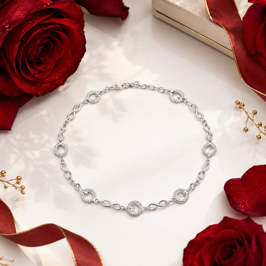 Pulseira elos eternos Prata 925