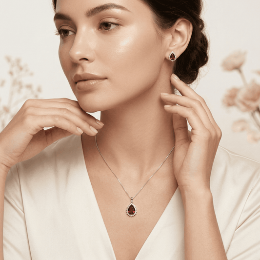 Conjunto Rubi Imperial Prata 925