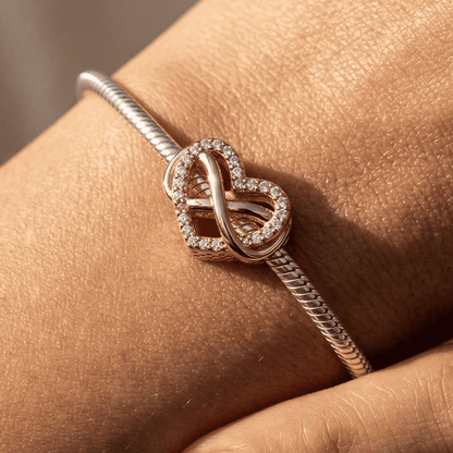 Berloque Amor Infinito Prata 925
