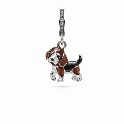 Berloque Beagle Prata 925