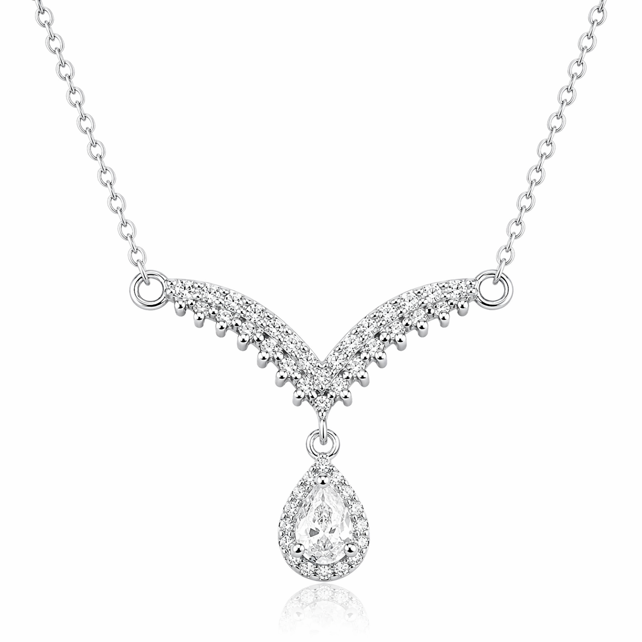 Gargantilha Gota Elegance Prata 925