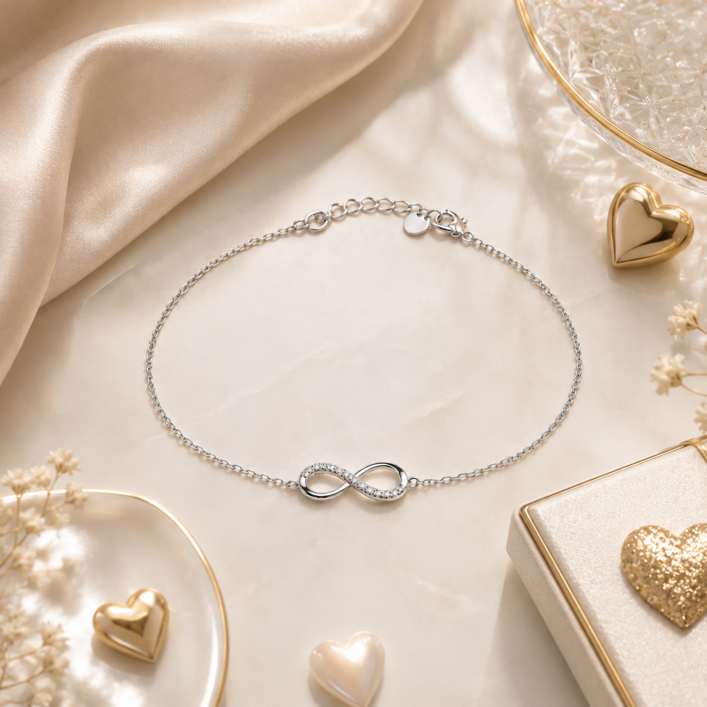 Pulseira Infinito Prata 925