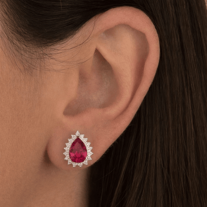 Conjunto Rubi Imperial Prata 925