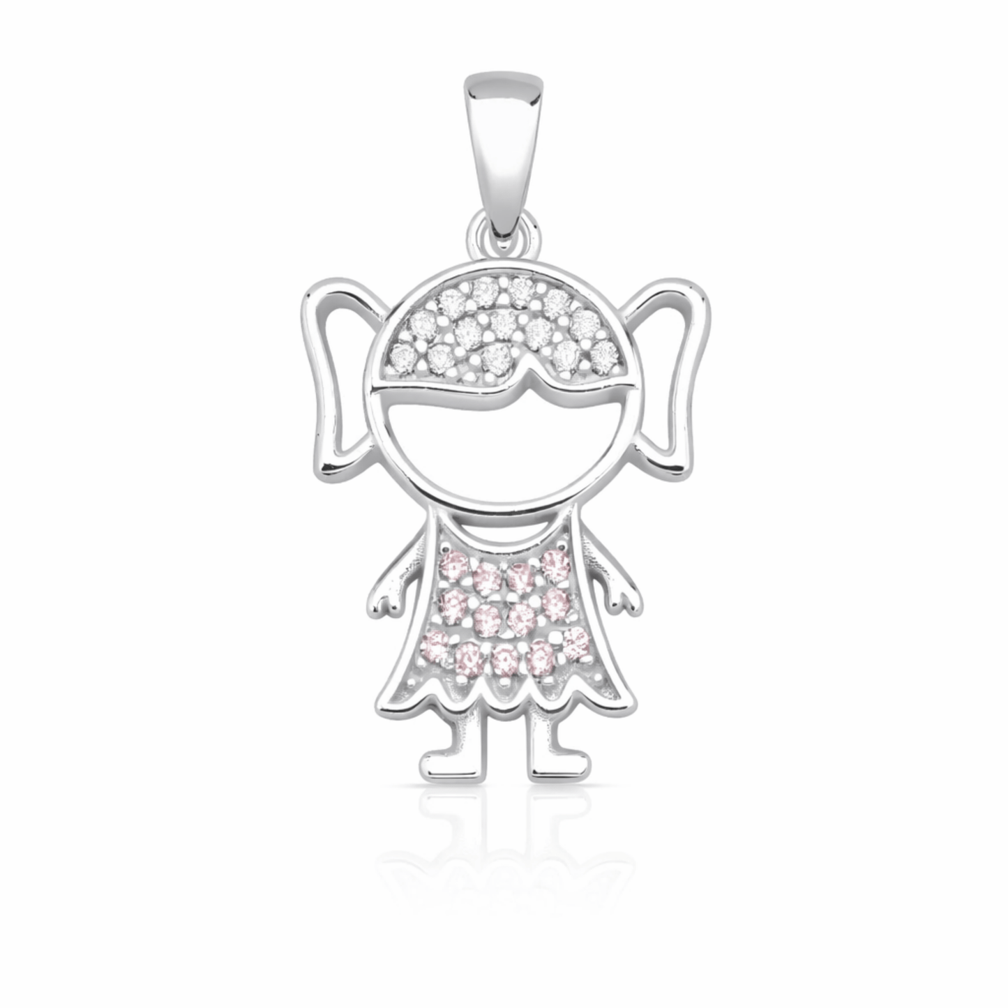 Pingente Minha Menina Prata 925