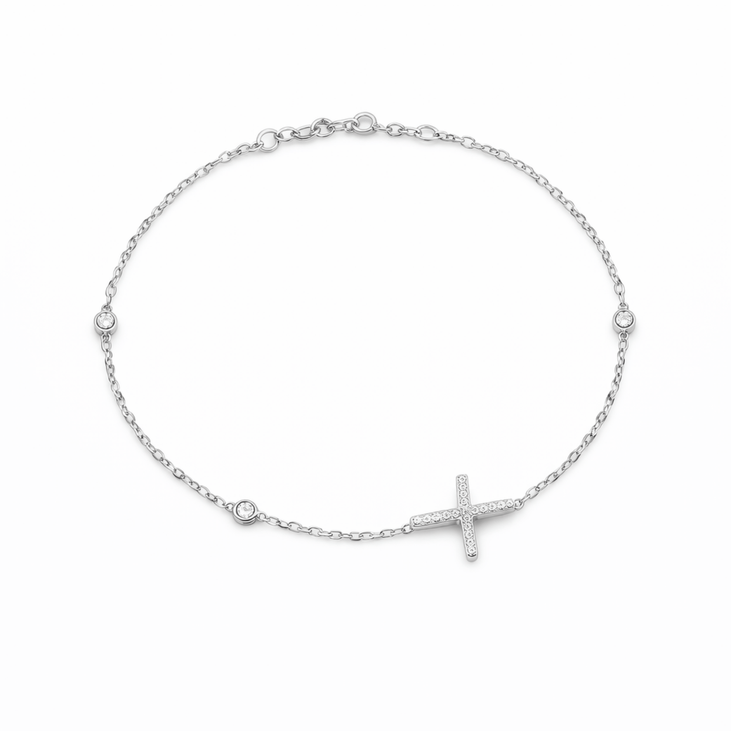 Pulseira  Cruz Prata 925