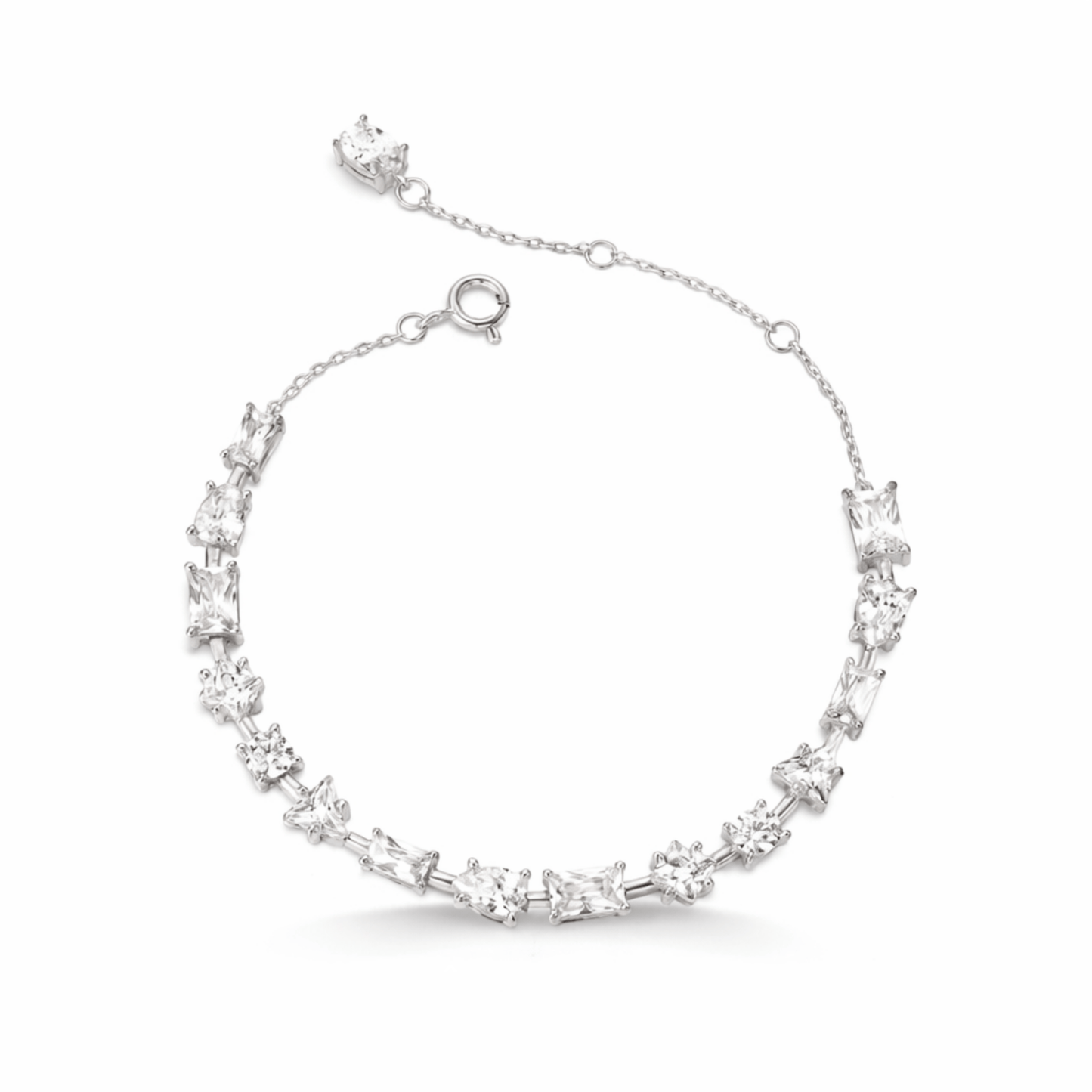 Pulseira Rainha Cravejada Prata 925