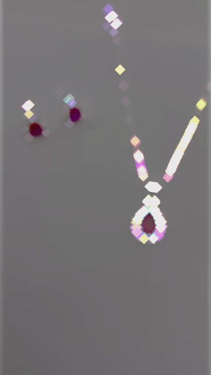 Conjunto Rubi Imperial Prata 925