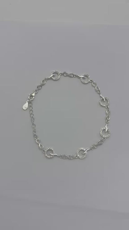 Pulseira elos eternos Prata 925